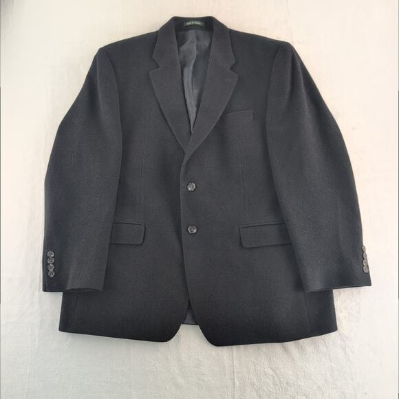 Vintage Lauren Ralph Lauren 100% Camel Hair Two Button Blazer Men's 44R - Picture 1 of 10